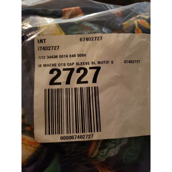 ANTHROPOLOGIE Maeve Off-The Shoulder Top Sz S Floral Jungle Animal Print NWT (j - Picture 5 of 5